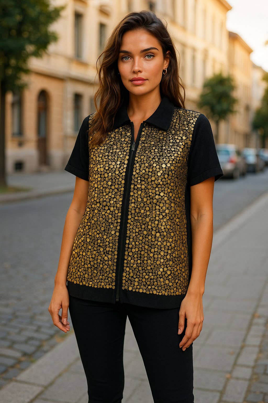 A Woman we Love - Wholesale Button Down Shirt - Women's - Pack of 20 Spring-Summer Blouses – Ultra-Lightweight Fabric 6