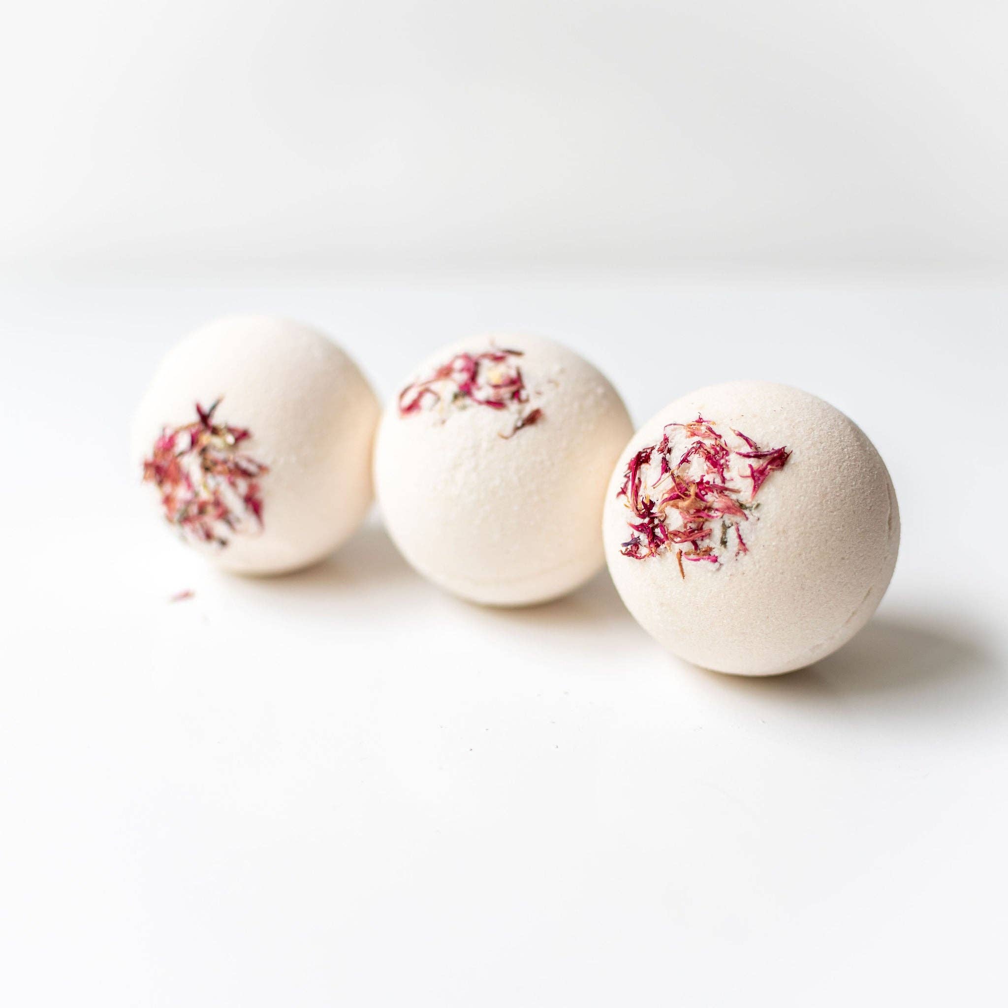 The Willow Tree Co - Wholesale Bath Bomb/Fizz - A Thousand Kisses — Cocoa Butter + Milk Bath Bomb2
