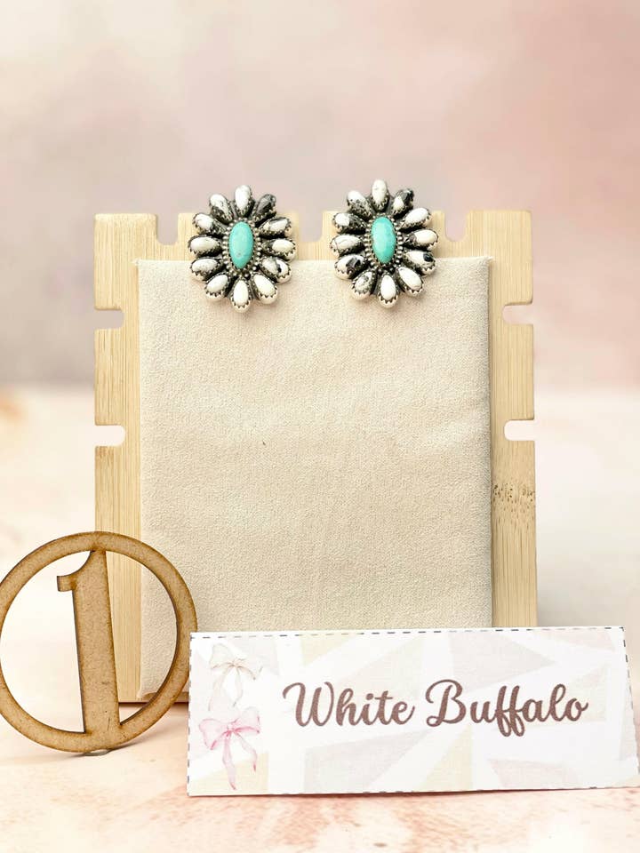 Kandy Blooming Stone Earrings for wholesale by Krush Kandy