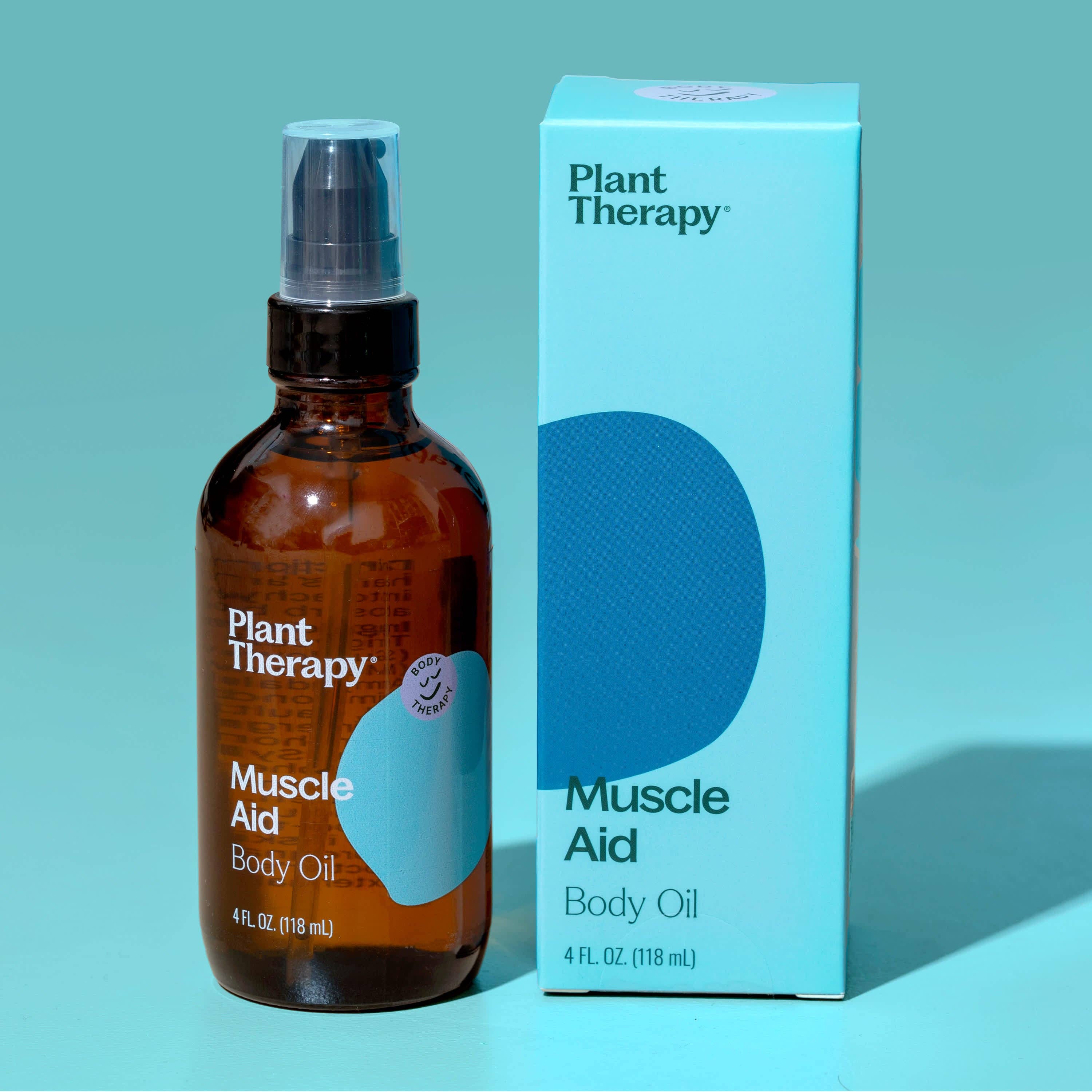Plant Therapy - Wholesale Bath/Body Oil - Muscle Aid Body Oil 4 oz3