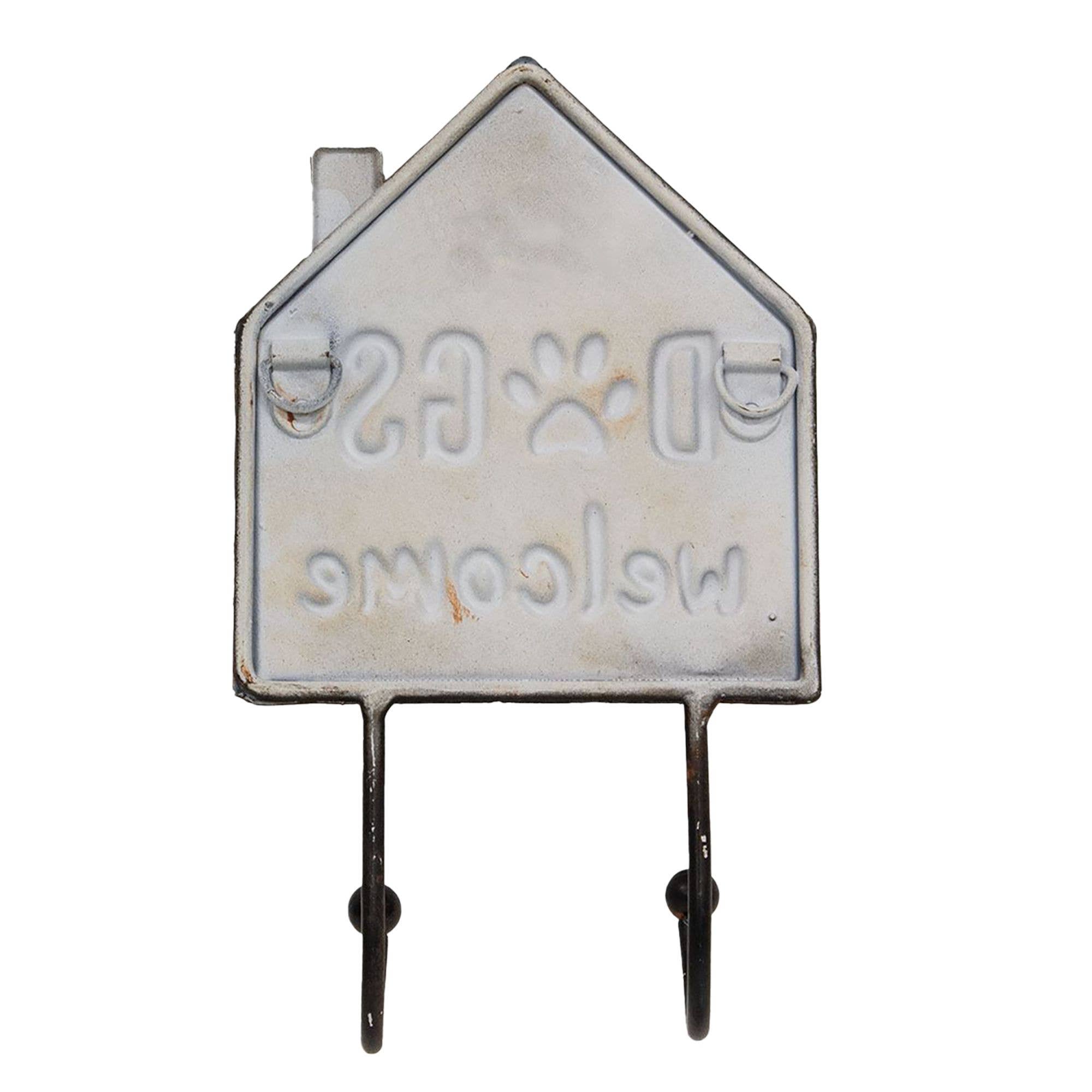 Col House Designs - Wholesale Wall Hook - Dogs Welcome House Metal Wall Hook1