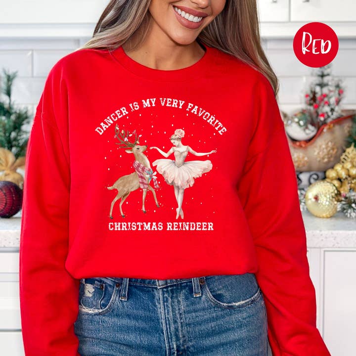 Sudadera Reno Bailarín Es Mi Favorito para venta al por mayor de CindyL Boutique