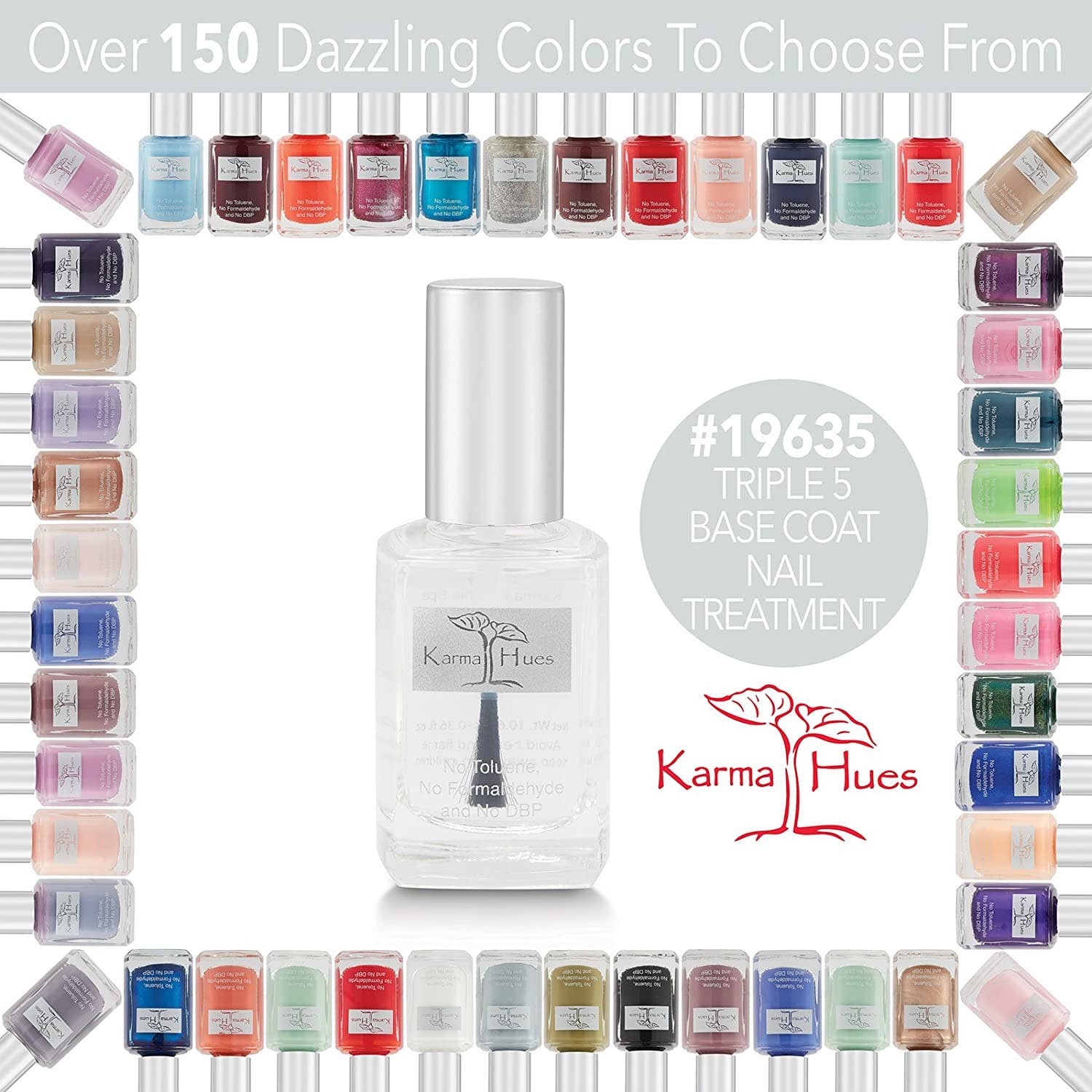 Karma Organic spa - Wholesale Nail Hardener/Strengthener - Karma Organic Natural Triple 5 Base Coat - Nail Treatment1