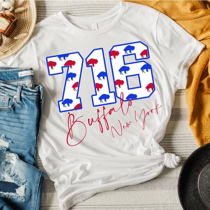 716 Buffalo NY Unisex T-shirt for wholesale by Into The Desert