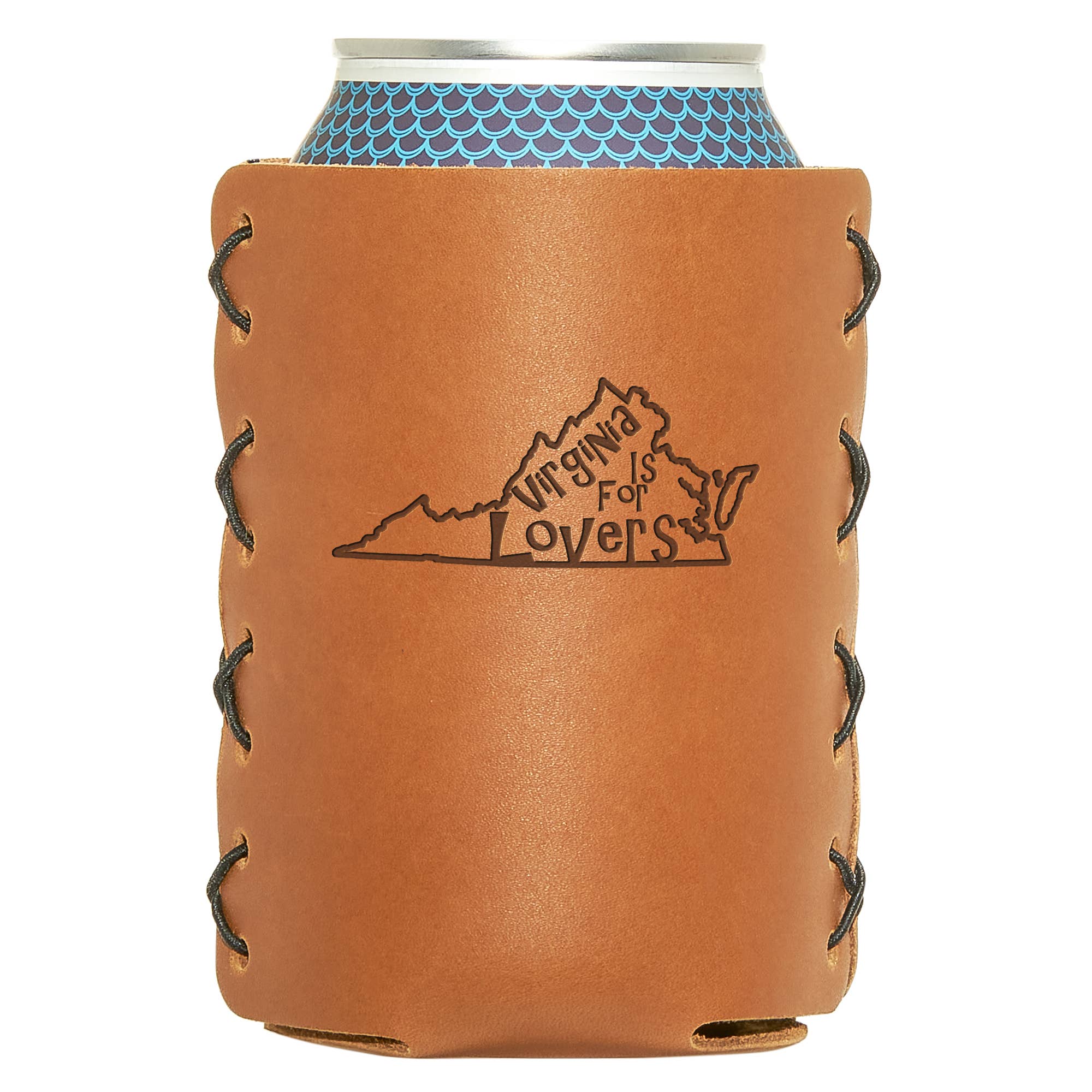Oowee Products - Wholesale Drink Huggers & Koozies - Your State Logo Leather Can Holder5