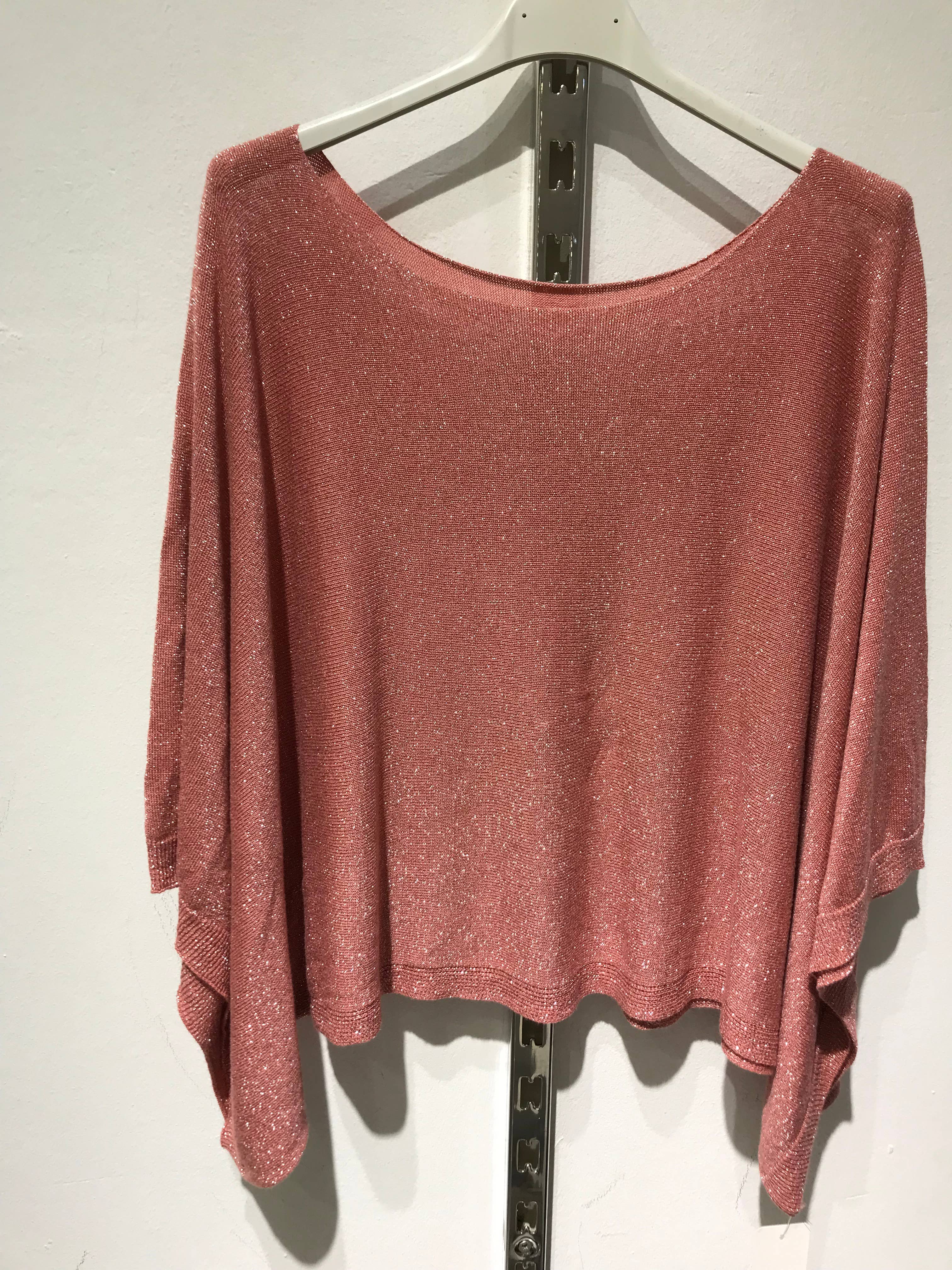 Only Yuan - Wholesale Poncho - Women's - ref 7953 glitter poncho3