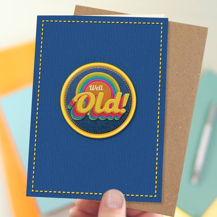 NAP10 Birthday card, well Old for wholesale by The Typecast Gallery