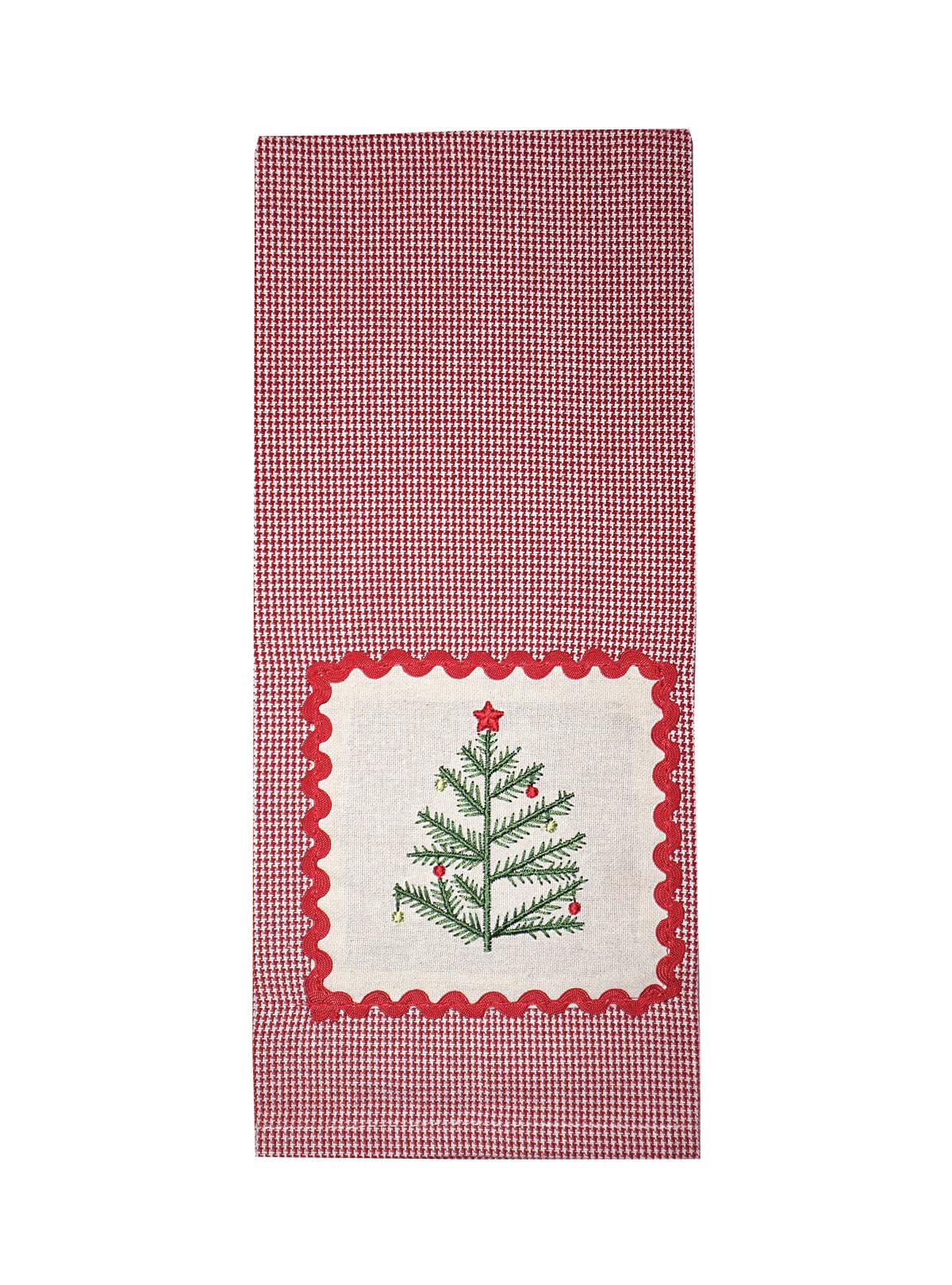 Michaelian Home/India Overseas Traders, Inc. - Wholesale Tea Towel - Christmas Tree Kitchen Towel1