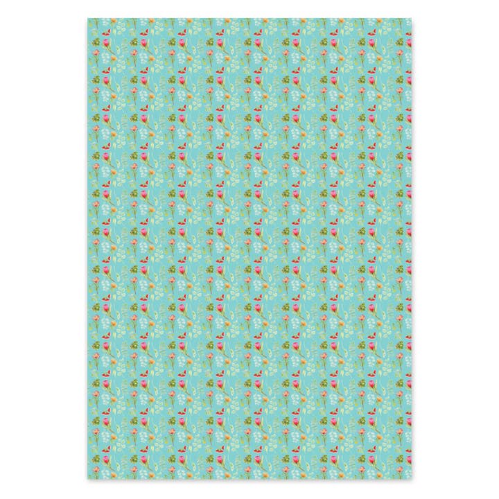 The Wildflowers - Wrapping Paper Sheets for wholesale by Pleasant Tree