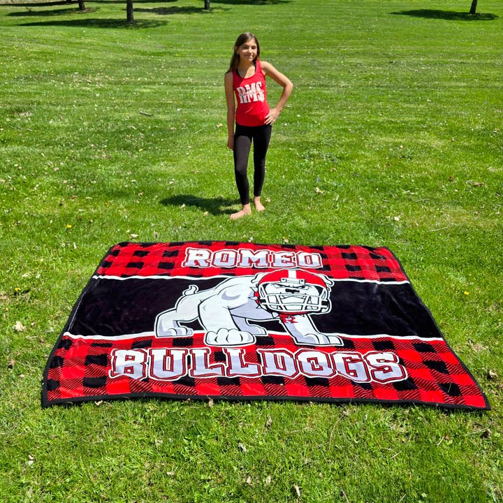 Birdy Boutique LLC. - Wholesale Throw Blanket - Double Sided Custom Logo Blanket – Full Area Color Print2