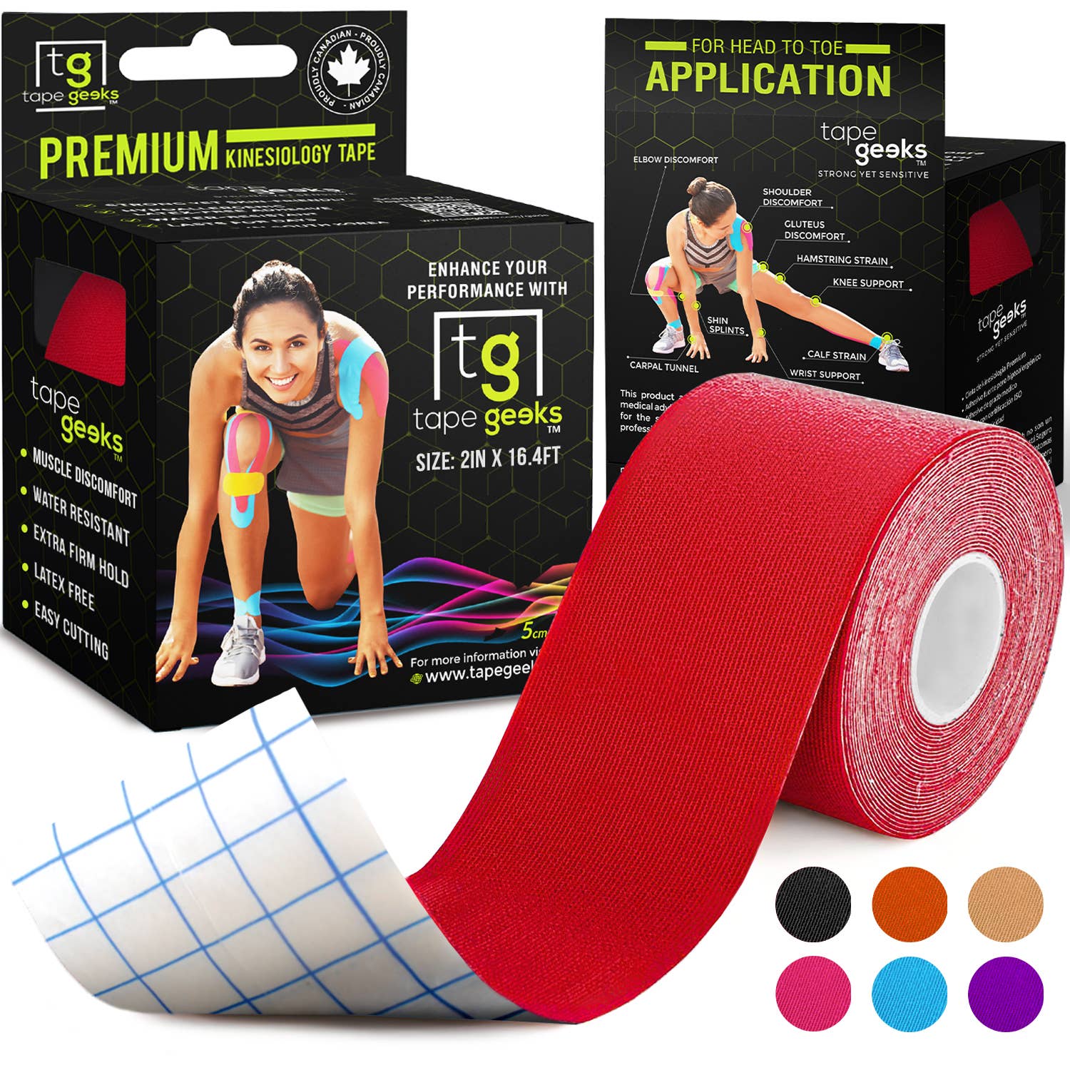 Tape Geeks – Engroshandel Sport og udendørs – 2“ Premium Kinesiologi Tape4