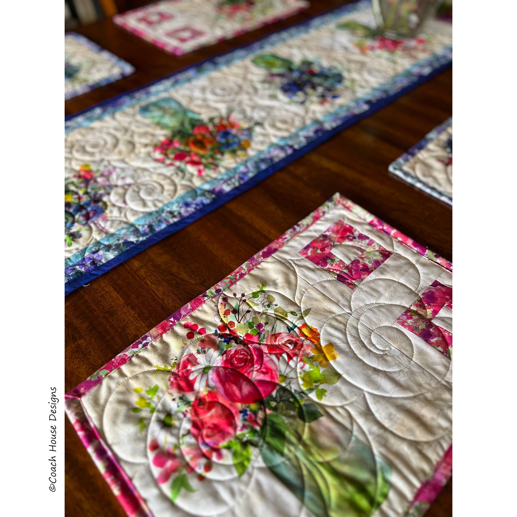 Coach House Designs - Wholesale Quilt - Flowers for Your Table Quilt Pattern1