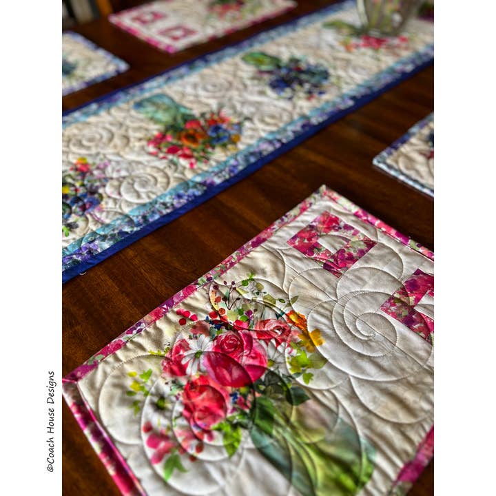 Coach House Designs - Wholesale Quilt - Flowers for Your Table Quilt Pattern1