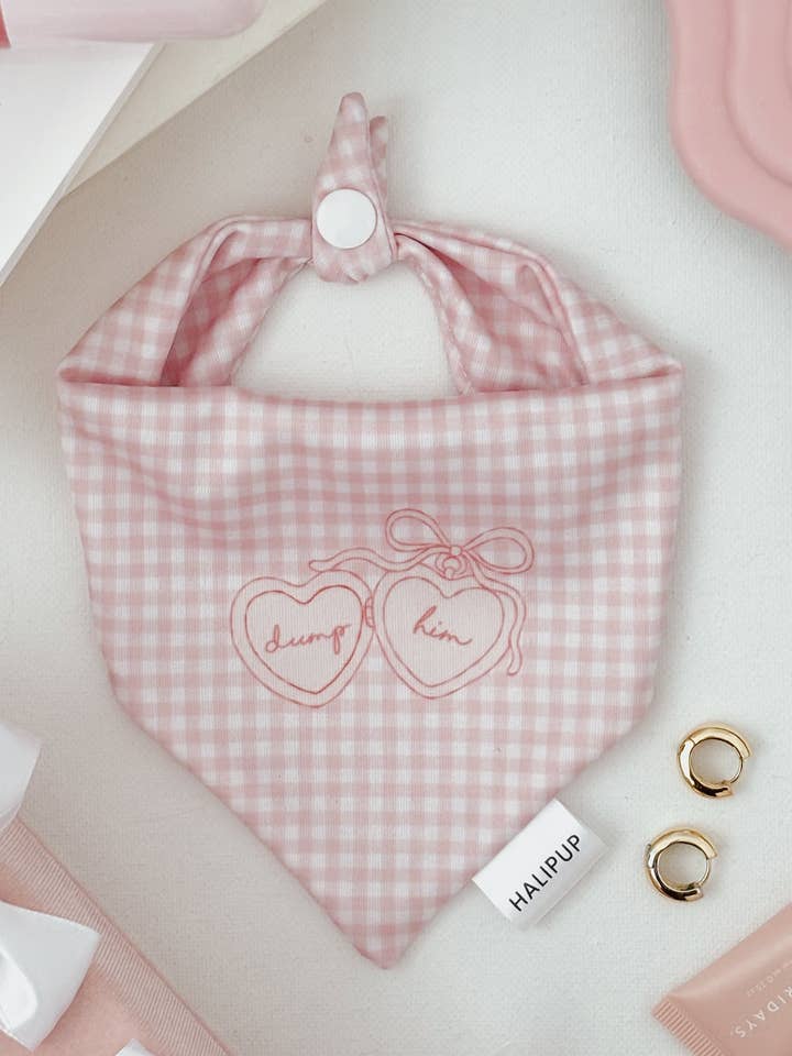 Laisse-le Bandana pour Chien en Vichy pour la vente par Halipup