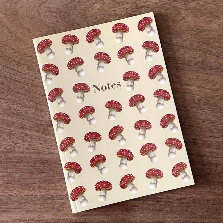 A6 Mushroom Notebook for wholesale by Write Your Story