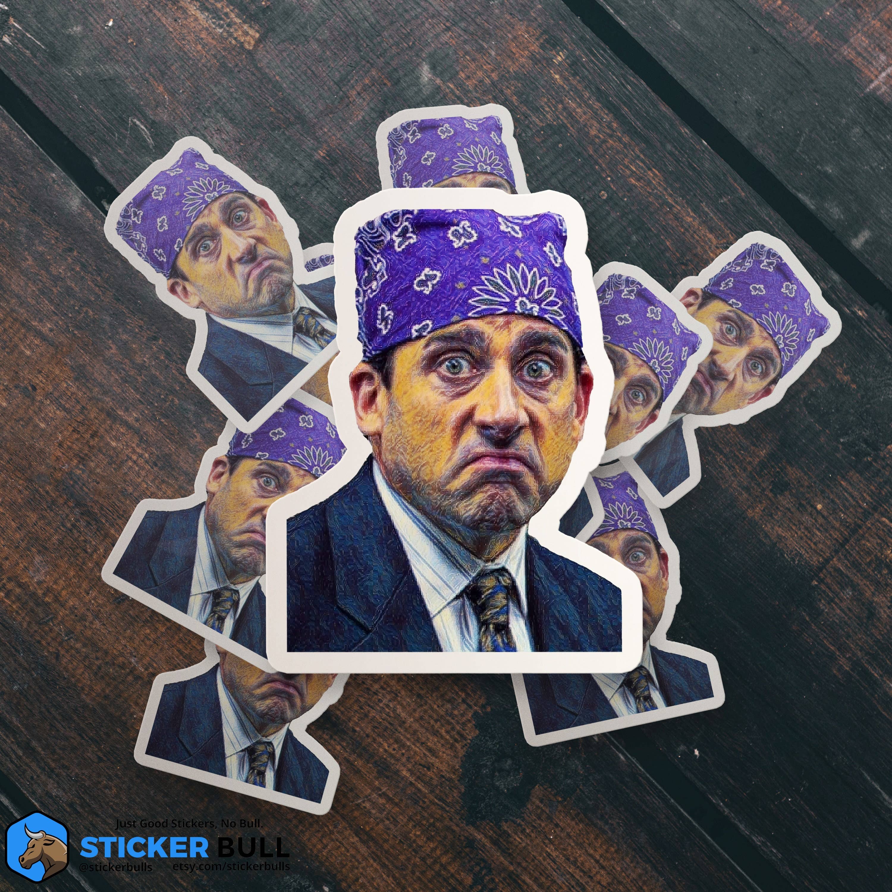 Sticker Bull - Wholesale Sticker - Prison Mike The Office Sticker, Funny Meme Sticker, The Office Sticker, The Office TV Show, Vinyl Sticker, Water Bottle, Hydroflask Sticker7