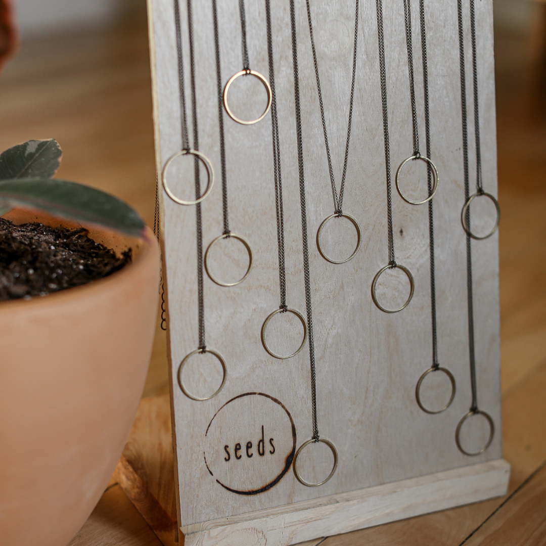 Seeds - Vente Parures de bijoux - Circle Pack | Ensemble de colliers à chaîne circulaire en laiton1