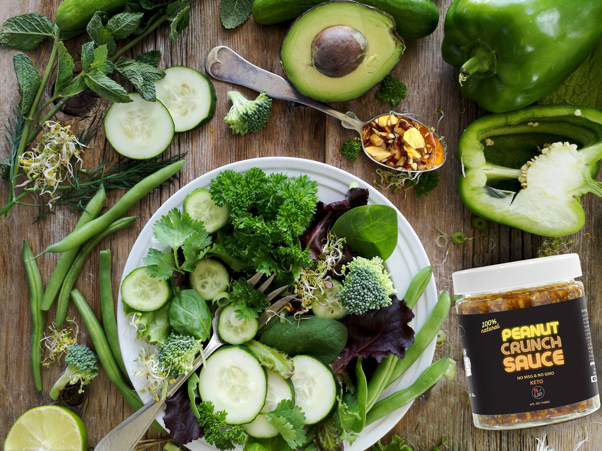 SAUCE UP NEW YORK - Wholesale Sauce - 100% All-Natural Nut-Crunch-Sauce - PEANUT4