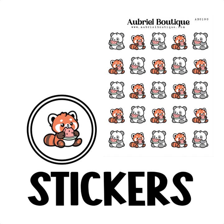 WATERMELON, planner stickers — AB0190 for wholesale by AubrielBoutique