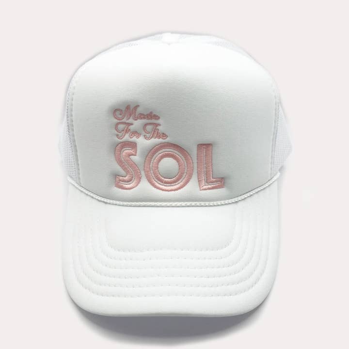Made For The SOL-COLOR LILY Embroidered Hat for wholesale by Moliko LLC.