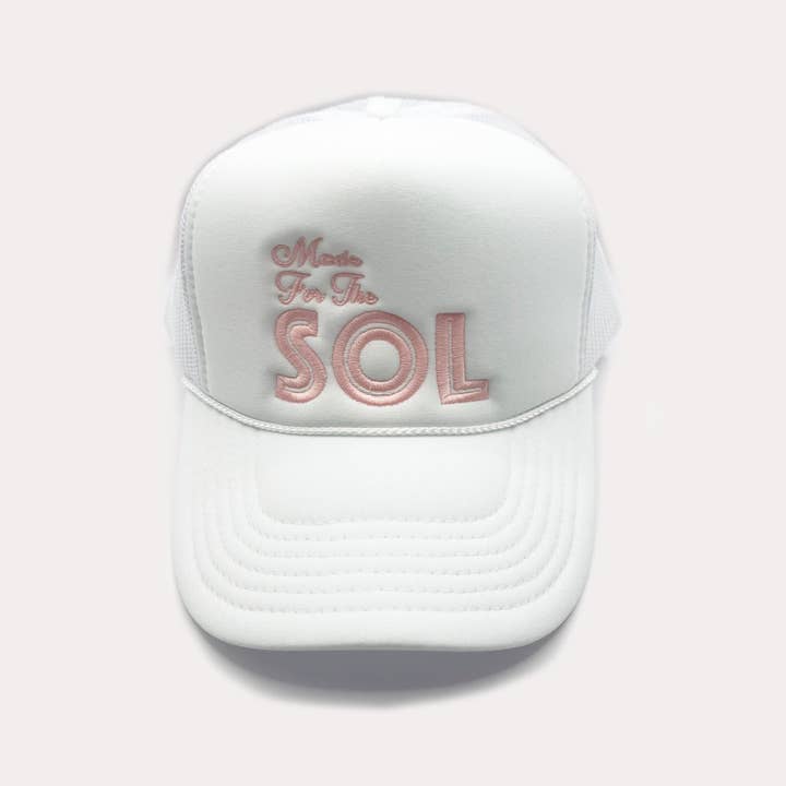 Made For The SOL-COLOR LILY Embroidered Hat for wholesale by Moliko LLC.