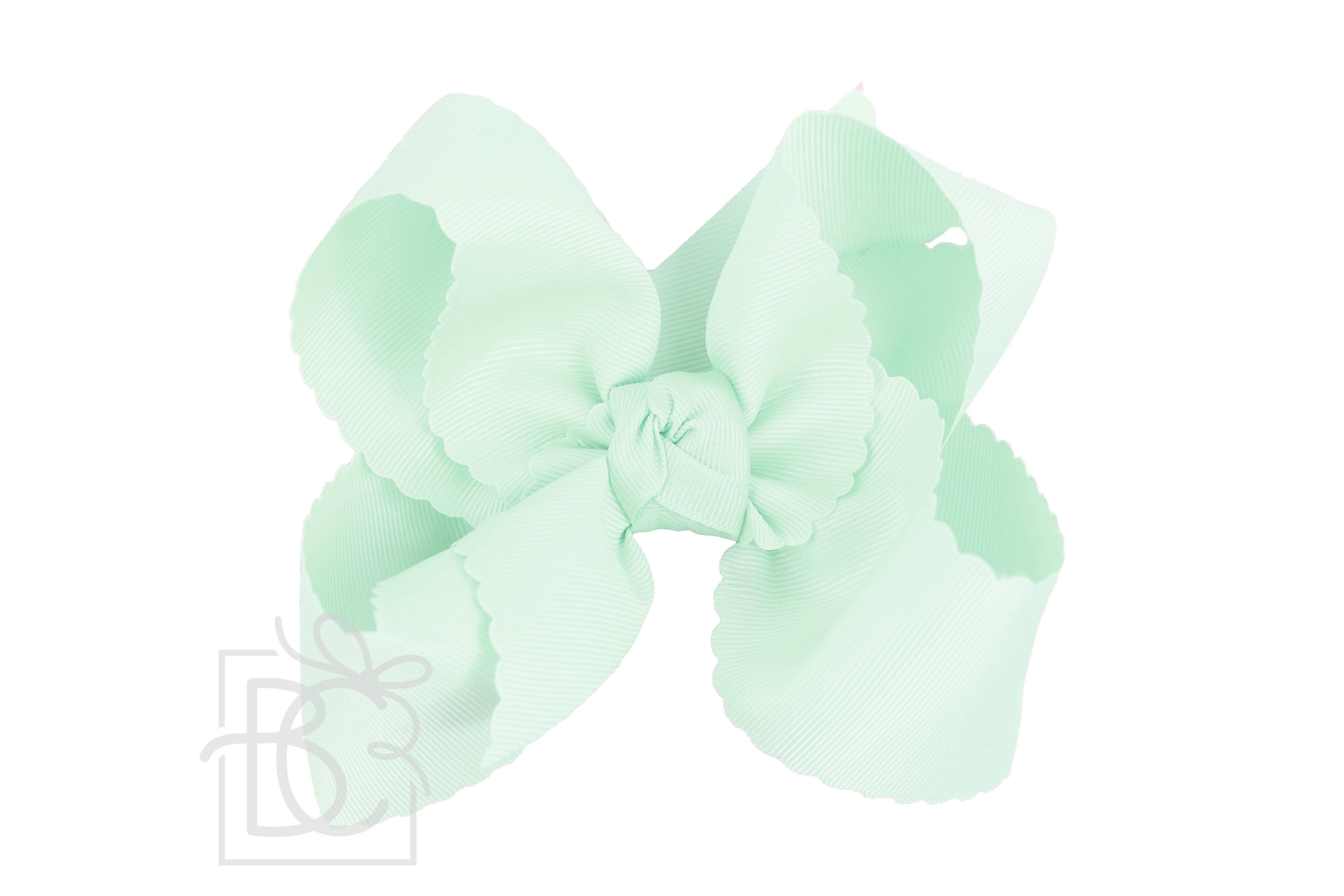 Beyond Creations, LLC – wholesale Hair bow – Kids – SCALLOPED EDGE BOW39