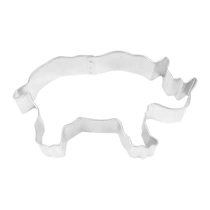 Rhino Cookie Cutter (4.75") for wholesale by R&M International