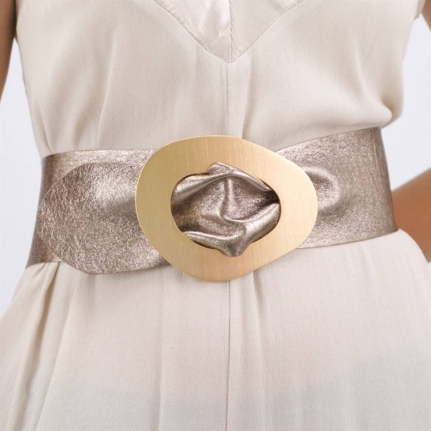 Cecile Wang - Wholesale Belt - Women's - Shiny leather belt 85005513