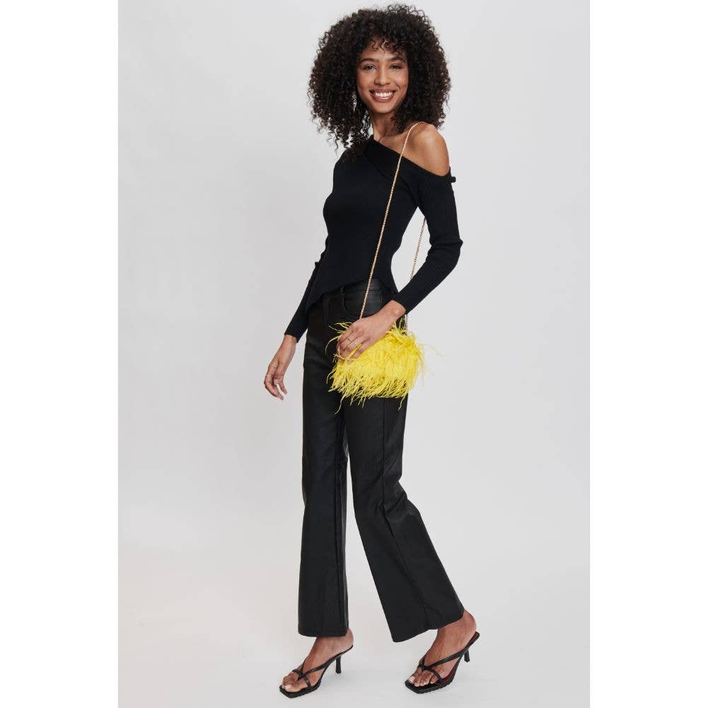 Moda Luxe - Wholesale Clutch Bag - Women's - Harlow Feather Evening Bag10