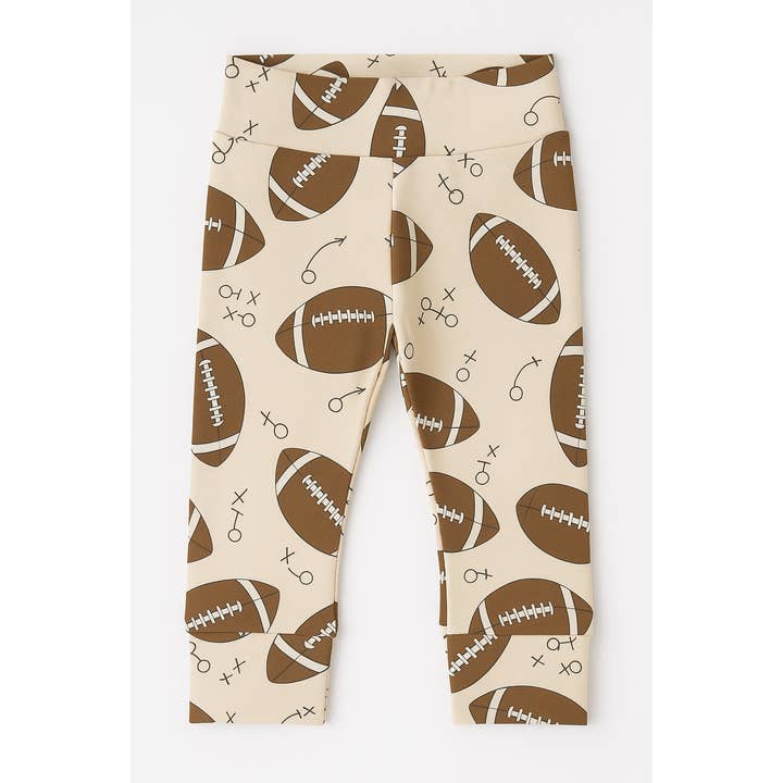 Football Baby & Toddler Leggings for wholesale by Tiny toes Baby Co