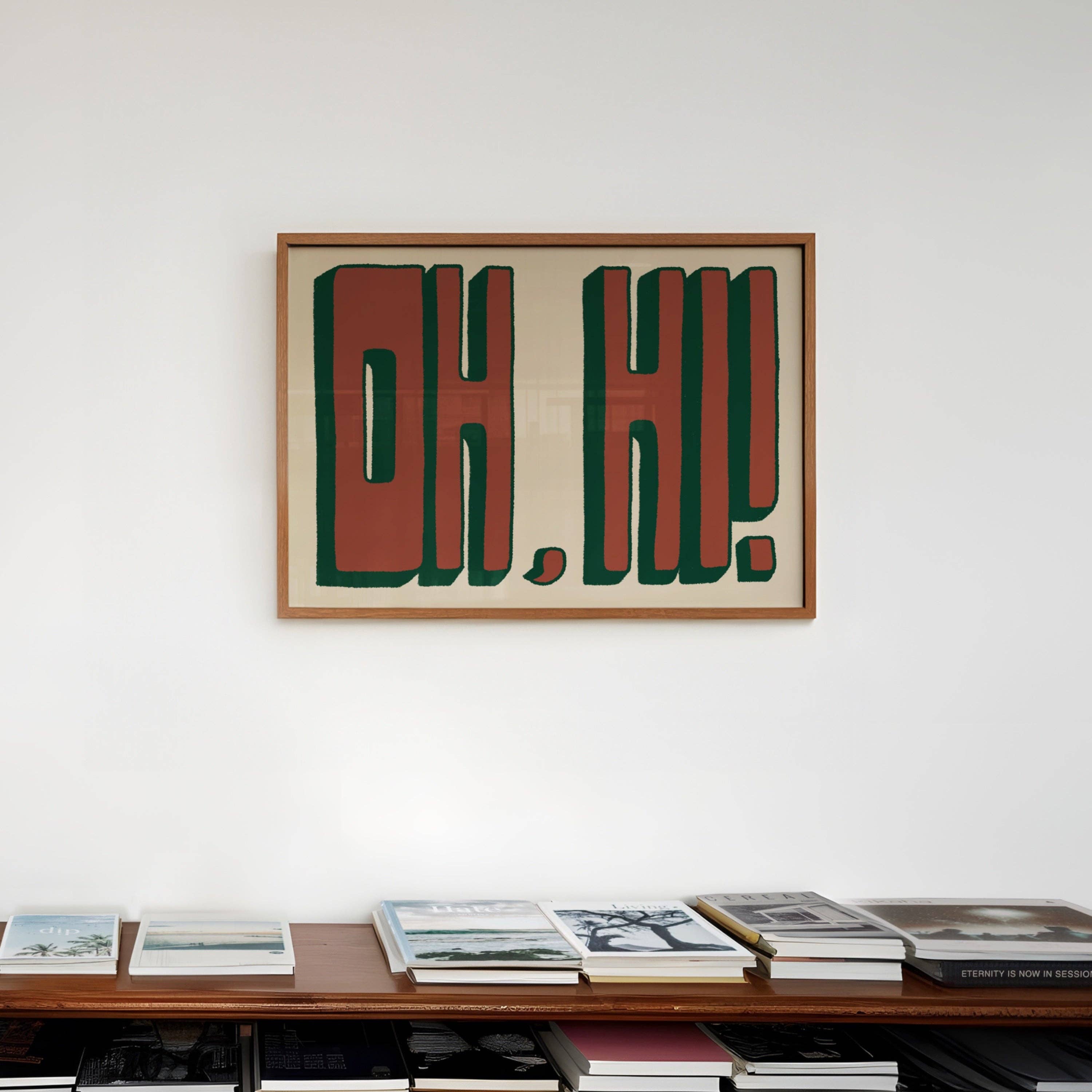 Lune Club - Vente Affiche d'art - Oh, salut l'impression2