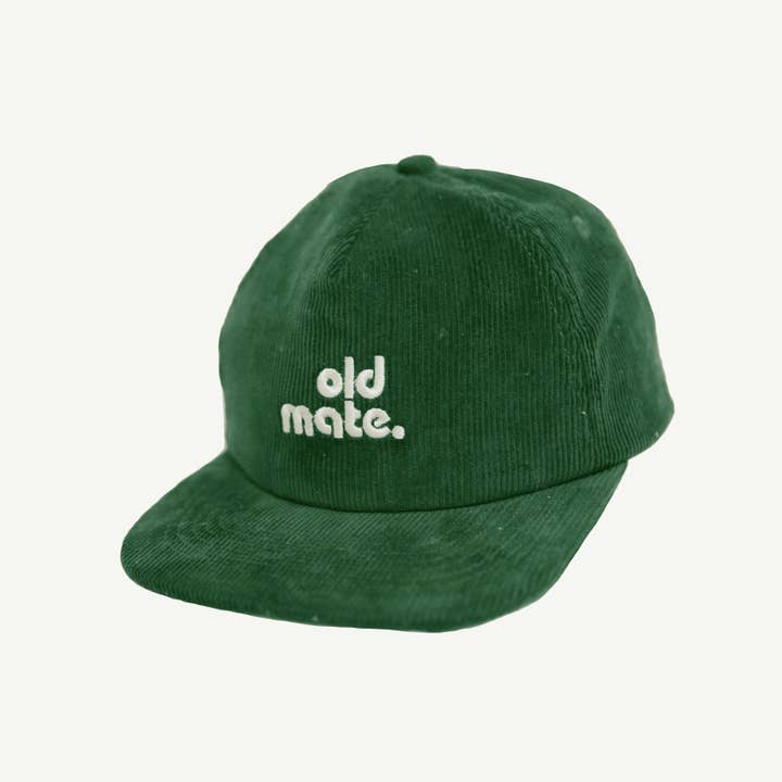 Banabae - Wholesale Baseball cap – Kids - Old Mate Kids Cord Cap - Moss4
