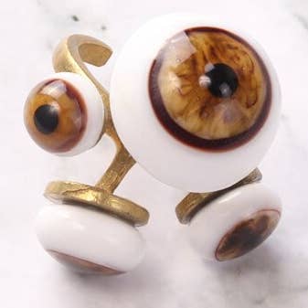 Anel de Declaração de Olhos por atacado de Sunset Yogurt