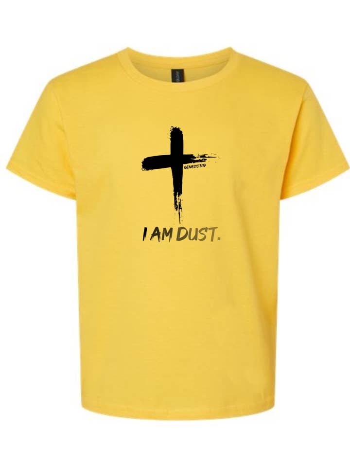 Sock Religious - Wholesale Screen Printed T-Shirt - Kids - I Am Dust - Youth T-Shirt1