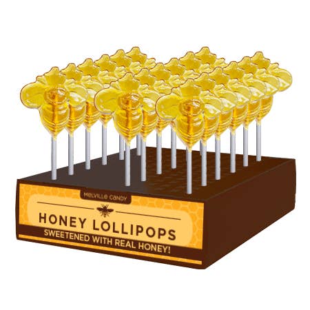 Melville Candy Company - Wholesale Lollipop - Bumble Bee Honey Lollipops