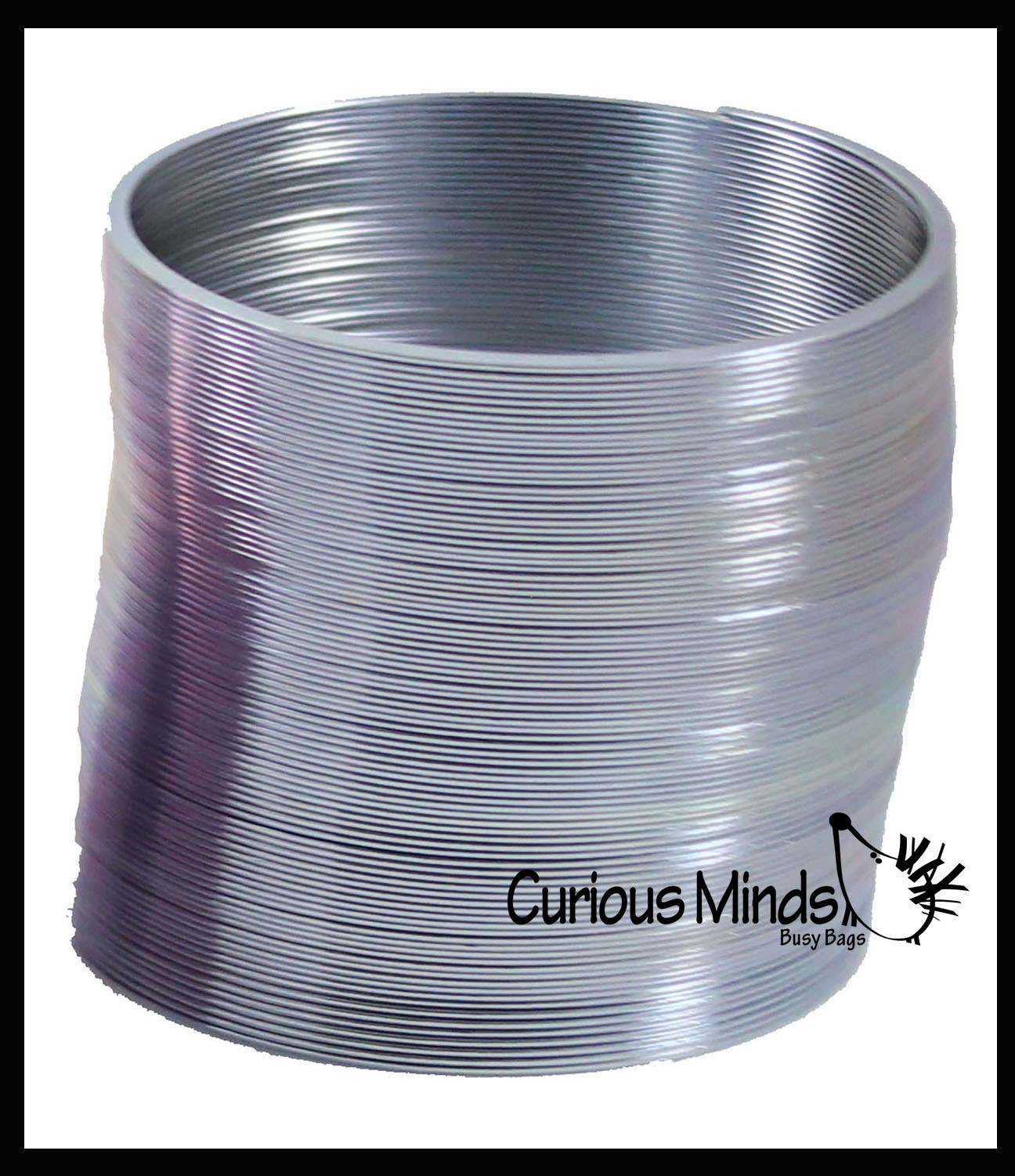 Curious Minds Toys - Vente Fidget/jouet anti-stress – enfant - Jouet ressort magique en métal coloré 6 cm - Fidget sensoriel8