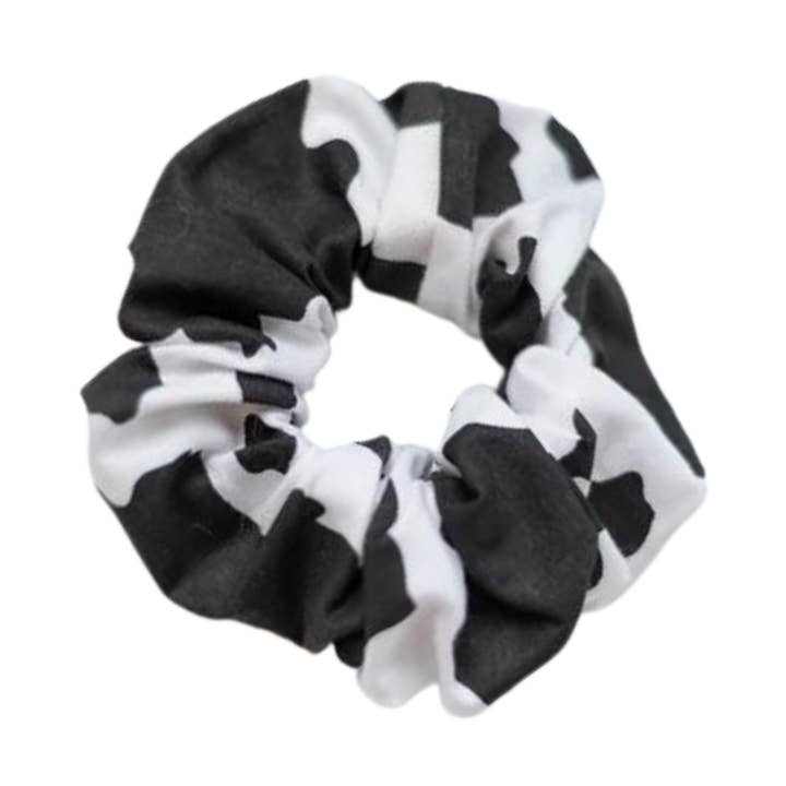 Seven77nine - Venta al por mayor Coletero - Mujer - Puff arrugado con estampado de vaca0