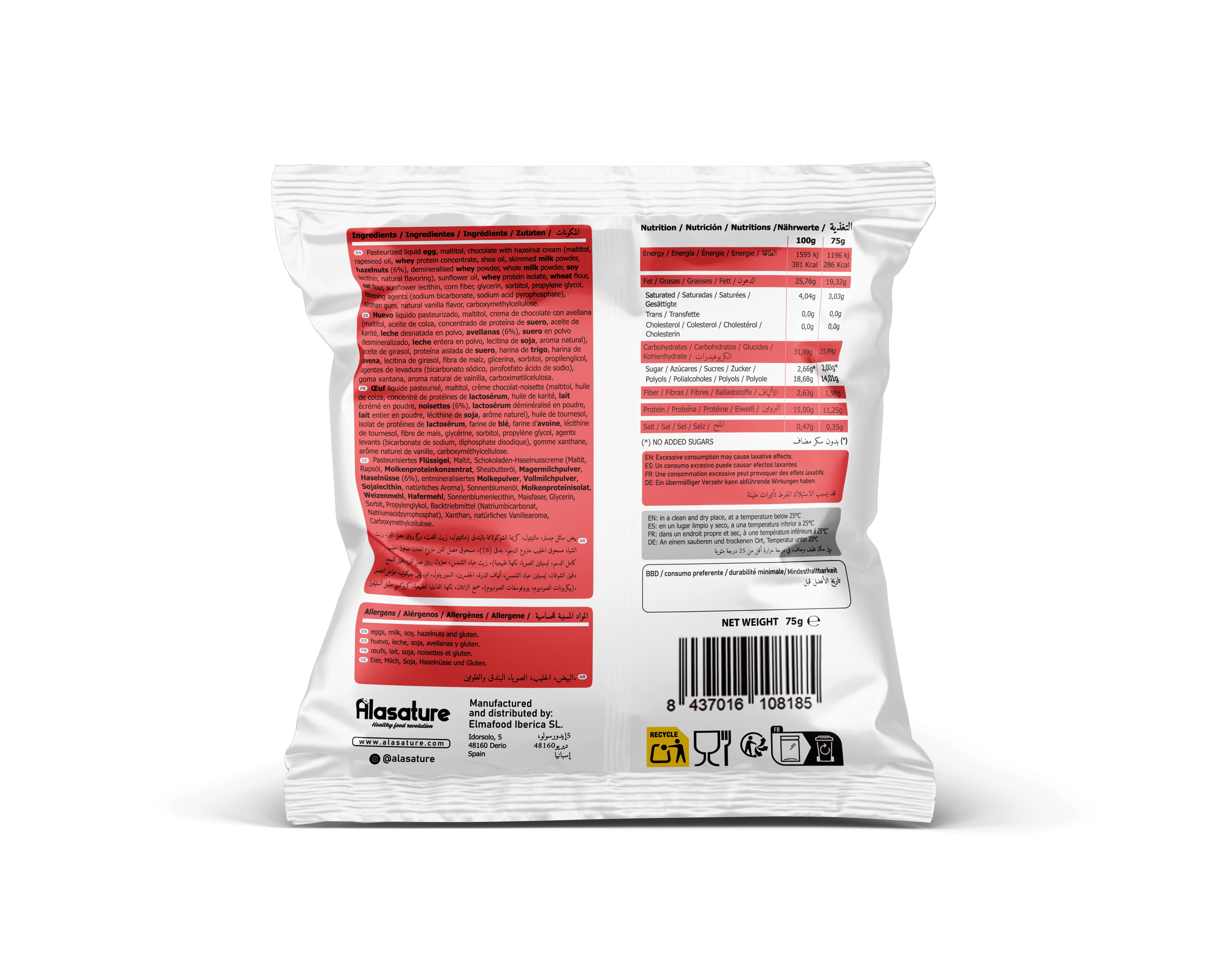 Alasature / Elmafood Iberica SL - Wholesale Cookie - Kinder Protein Doughnut1