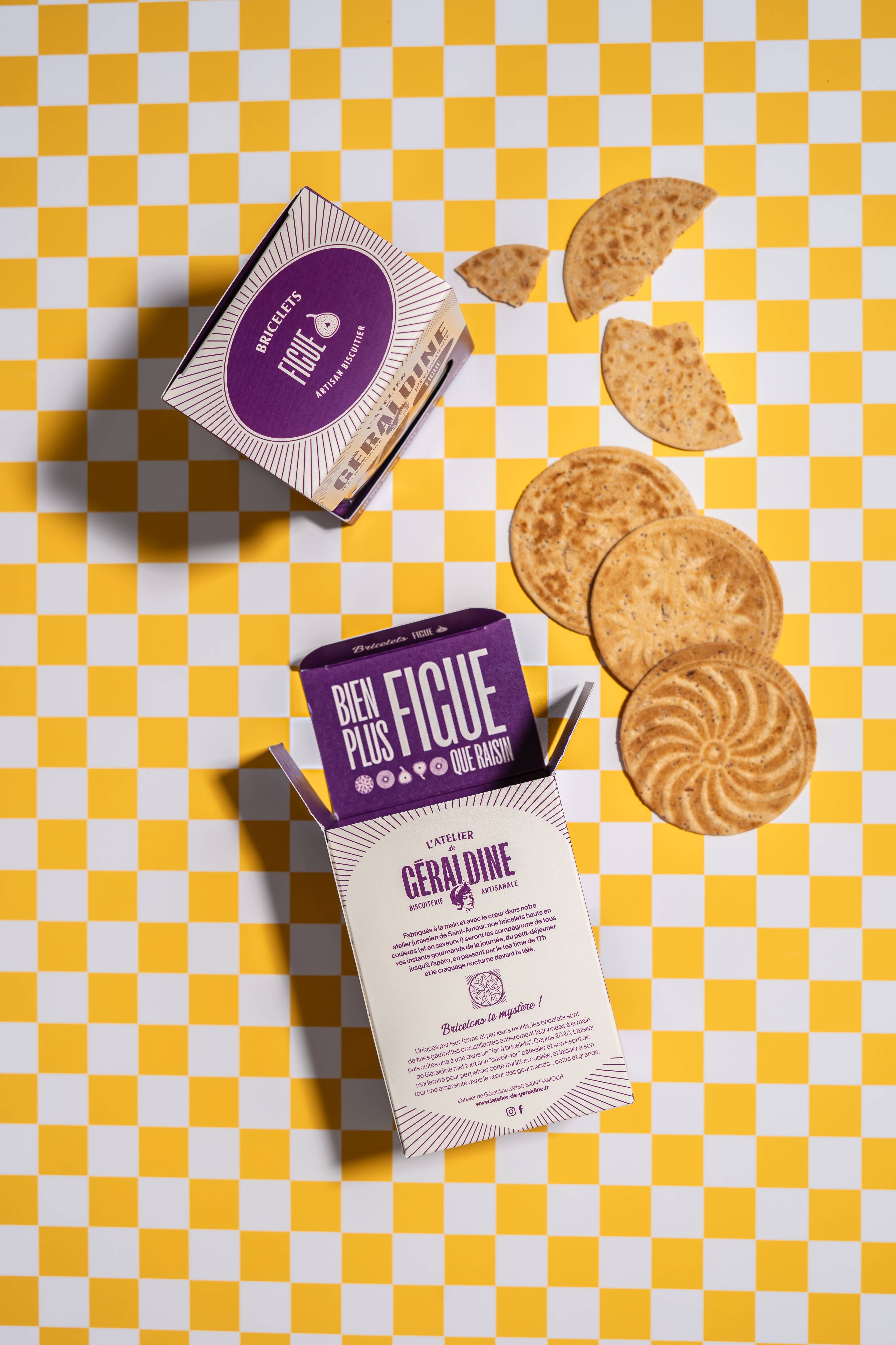 ATELIER DE GERALDINE - Venta al por mayor Galletas - «Bricelets de higo» - Galletas dulces1