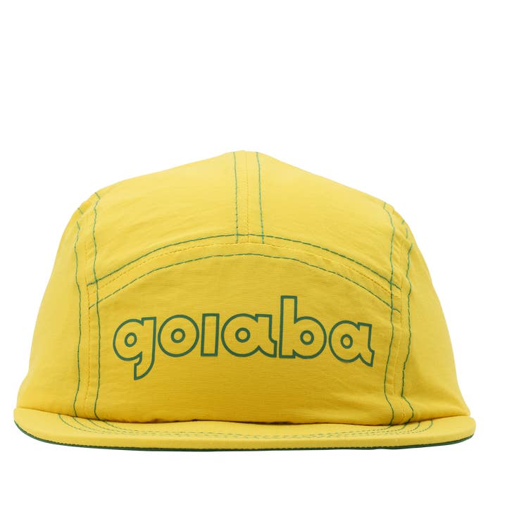 Casquette de sport à 5 panneaux - Jaune pour la vente par goiaba esporte clube