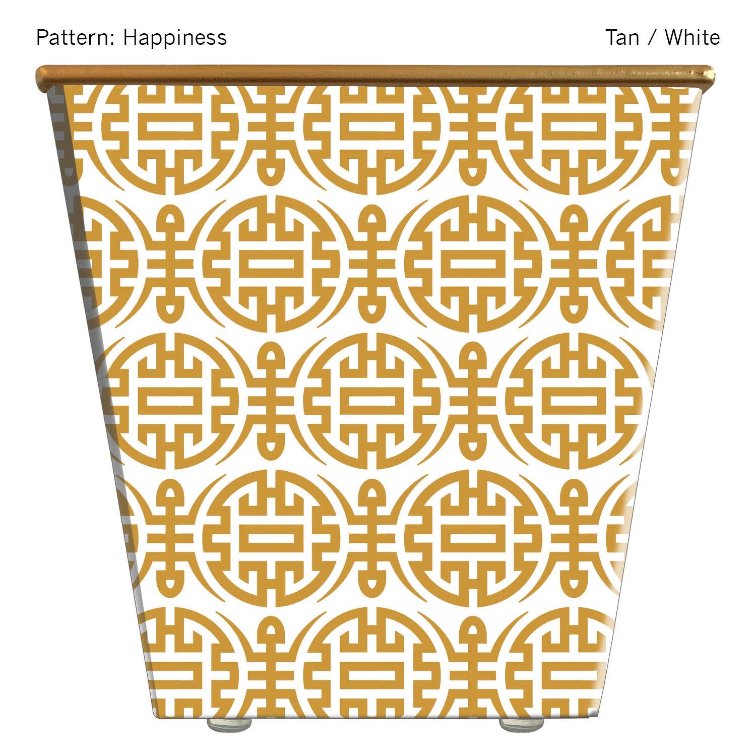 Hedge Farm Candles and Containers - Wholesale Plant Pot - WHH Happiness Cachepot Container Only10