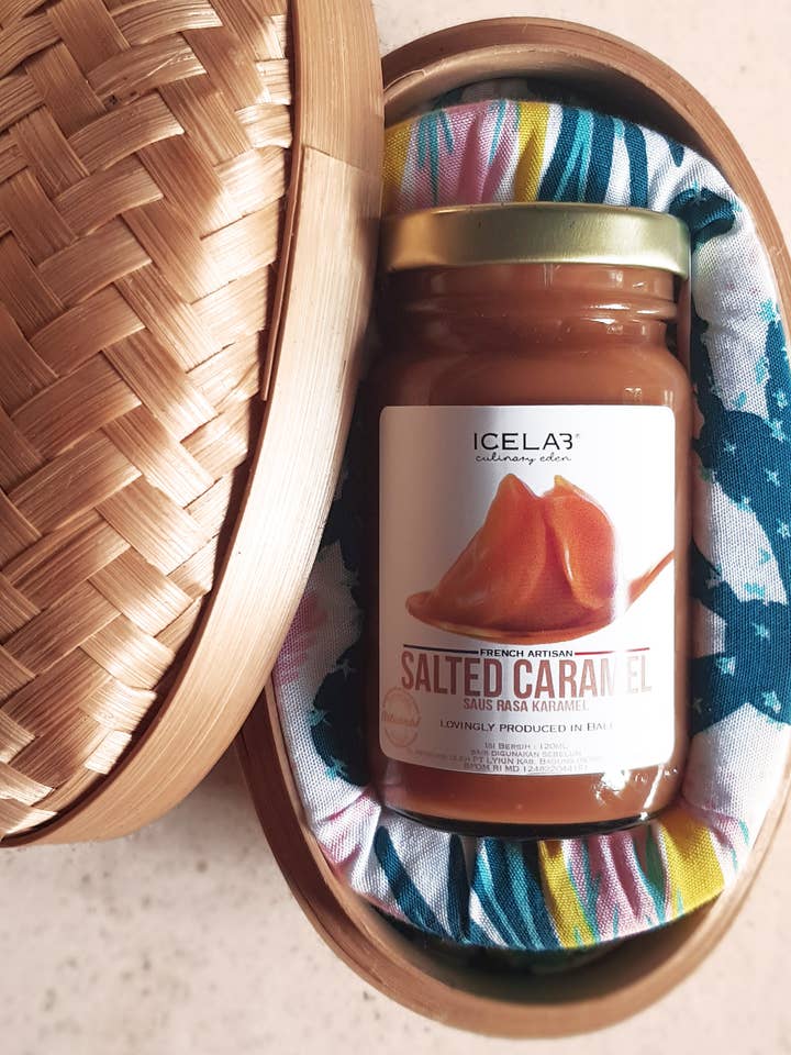 Salted Caramel Spread , Gourmet Gift Basket for wholesale by Icelab