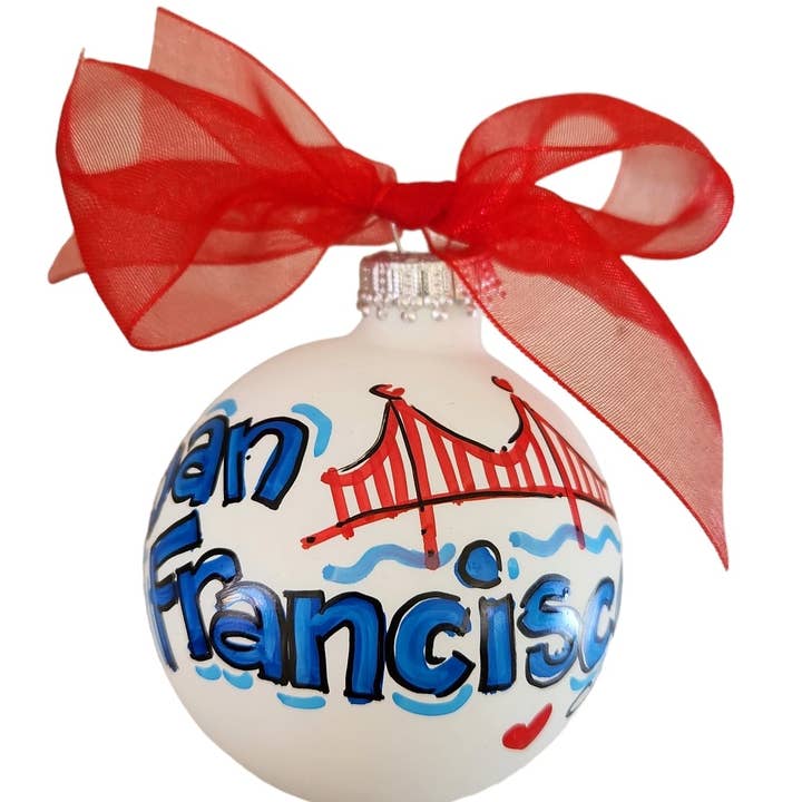 Kirsten in Color - Wholesale Ornament - Custom Name Hand Painted Glass Ball Ornament