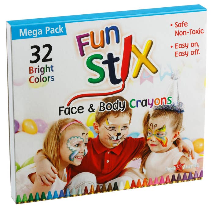 Dress Up America - Wholesale Face Paint/Play Makeup - Kids - 32 Color Face Paint Set3
