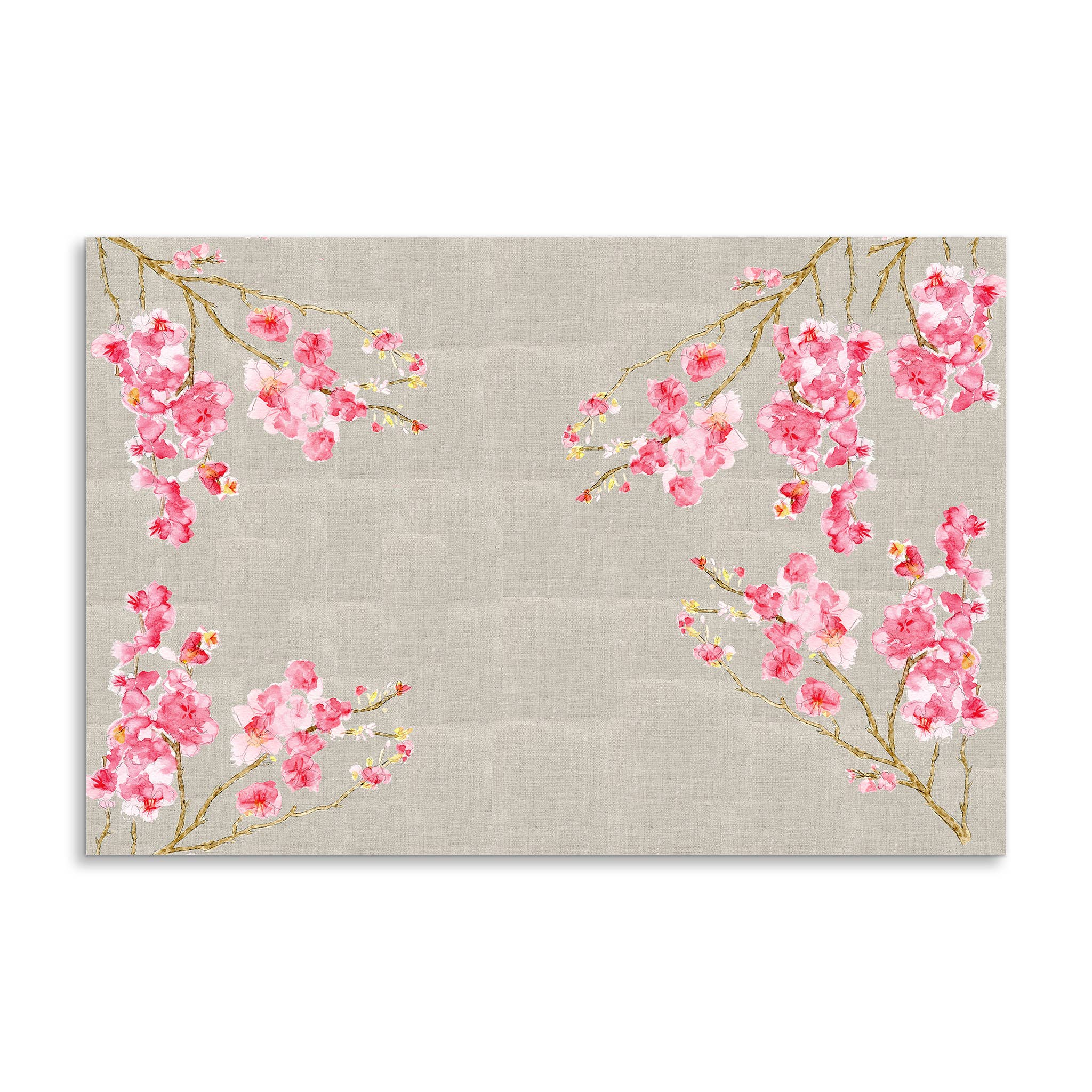 French Graffiti - Wholesale Disposable Placemat - Cherry Blossom Paper Placemats1