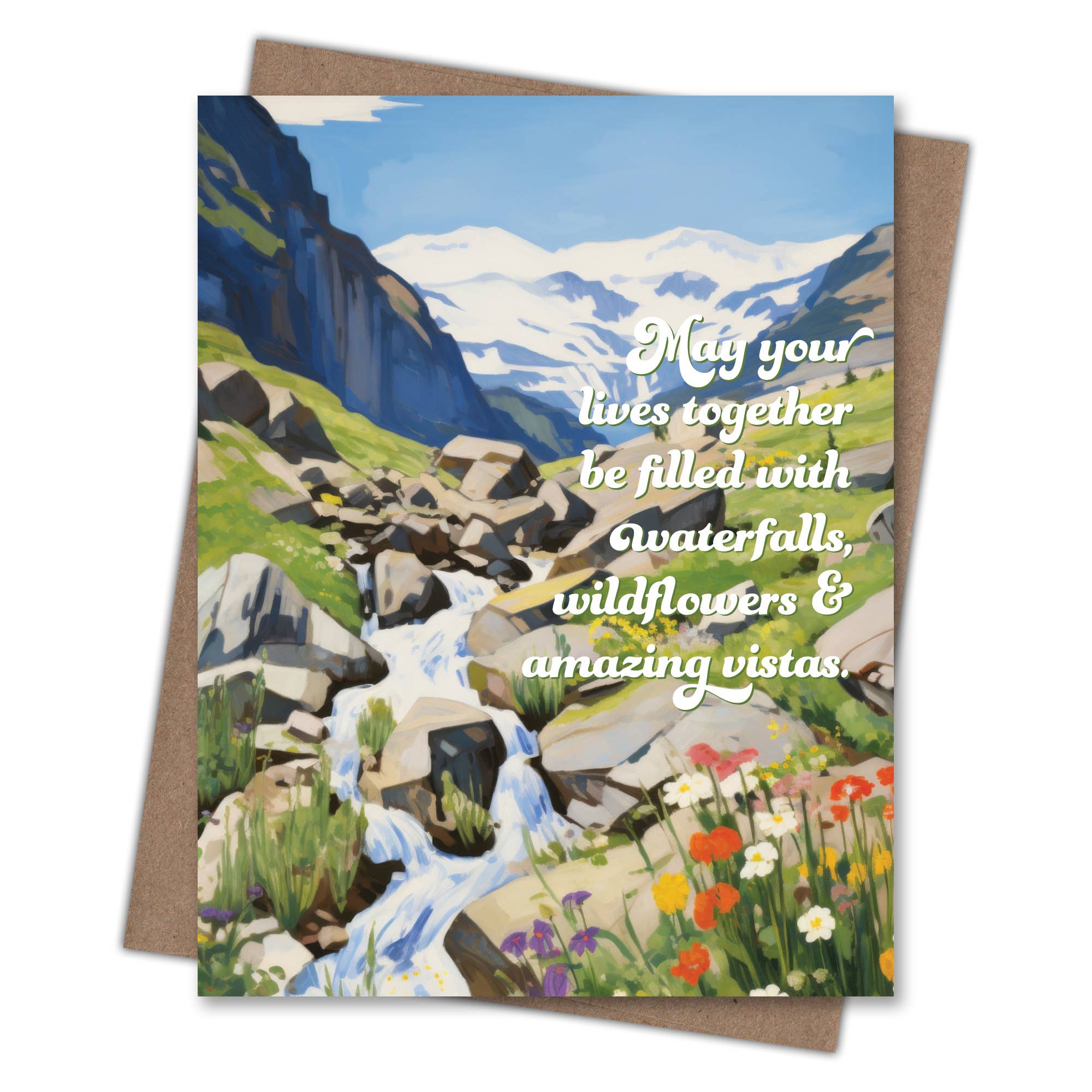 Waterknot - Wholesale Wedding Card - Hikers Wedding Card1