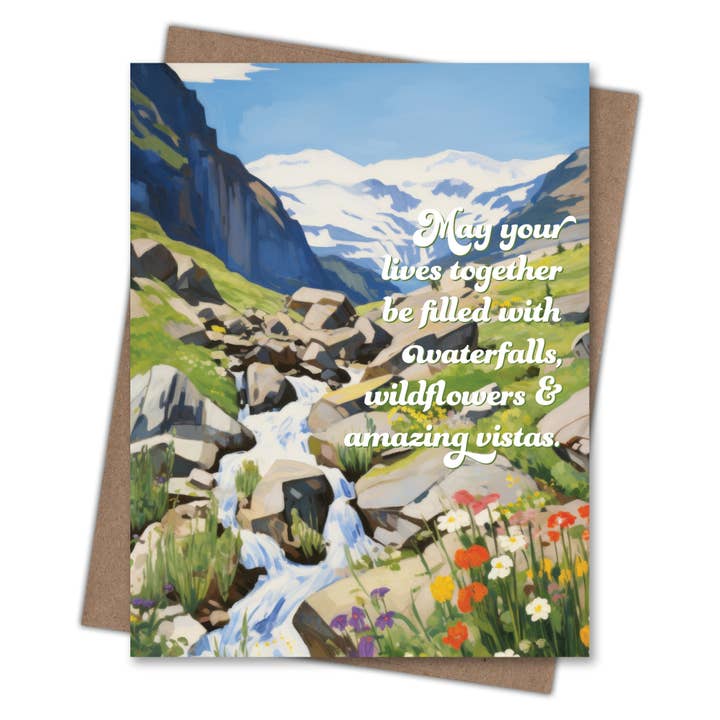 Waterknot - Wholesale Wedding Card - Hikers Wedding Card1