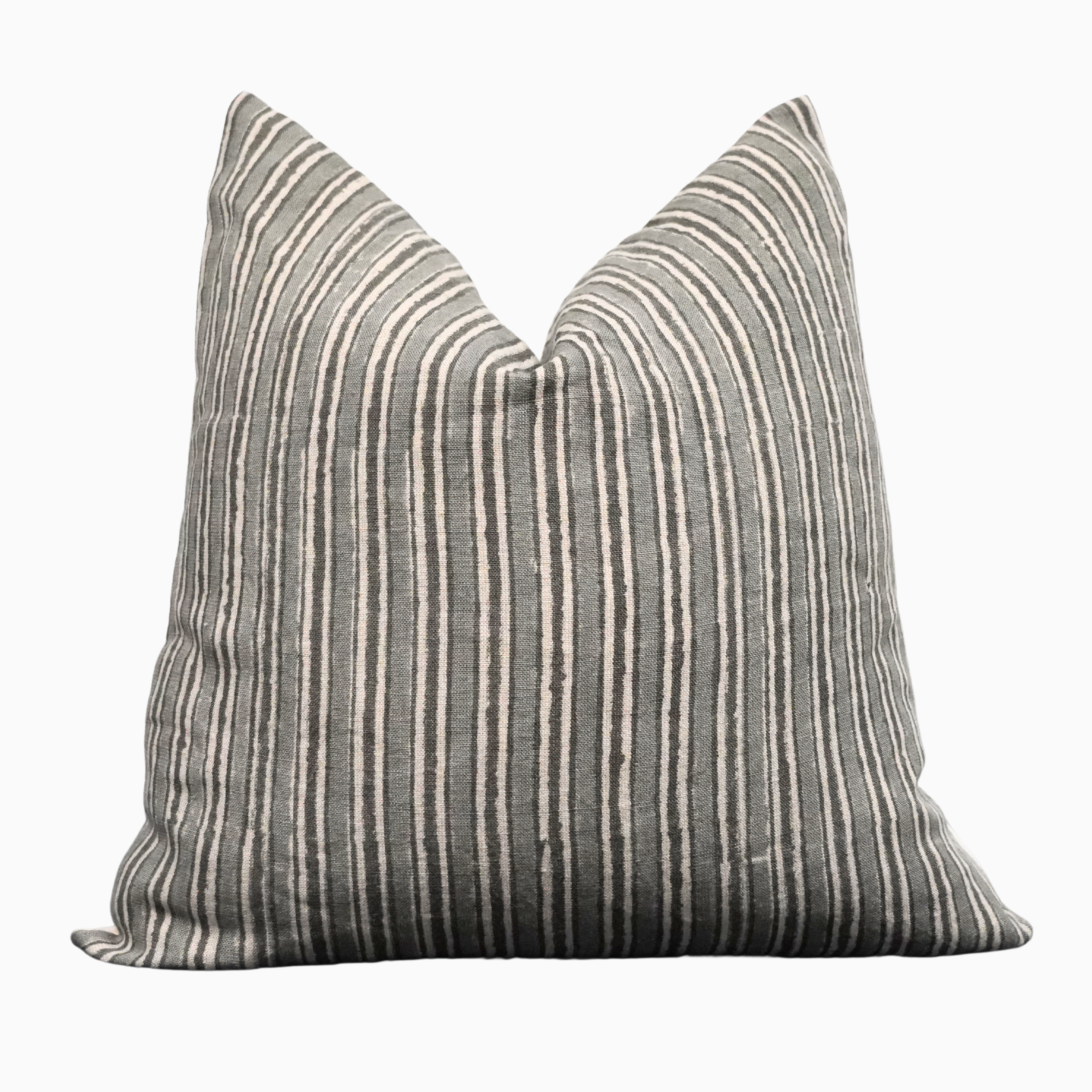 RuffledThread - Wholesale Throw Pillow Cover - Ibilola - Indian Hand Block Linen Pillow Cover0