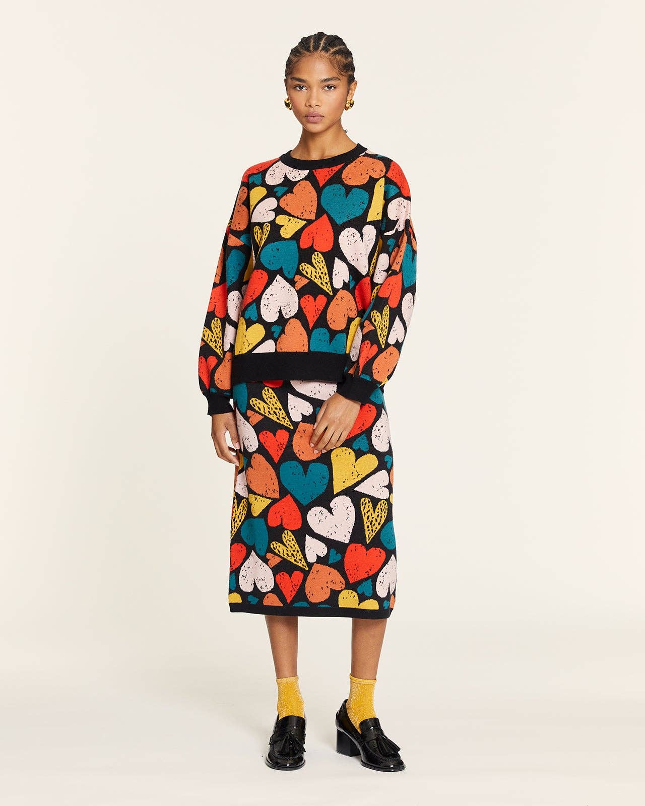 Pepaloves - Wholesale Skirt - Women's - FALDA PUNTO CORAZONES1