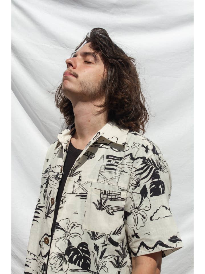 FUZZYEYE - Wholesale Button Down Shirt - Men's - SURFER JOE SHIRT5